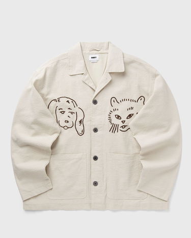 Яке OBEY Shirt Jacket Бежово | 121160065-ERT, 0