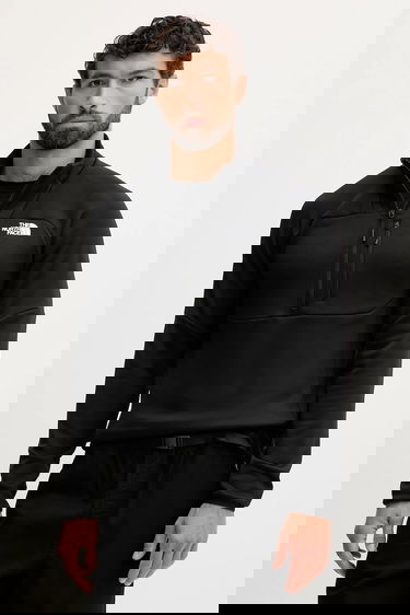 Суитчър The North Face Meteora Smooth Quarter-Zip Fleece Черно | NF0A8E1MJK31, 0