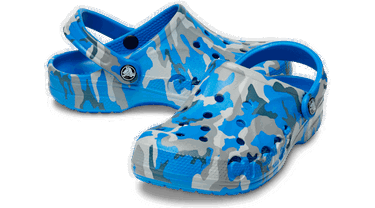 Кецове и обувки Crocs Baya Seasonal Printed Clogs Синьо | 206230-4KW, 1