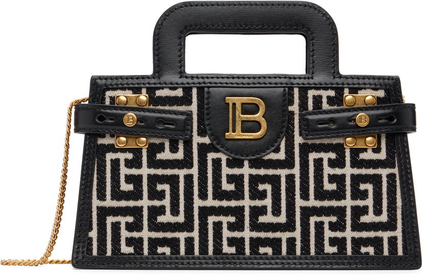 Дамска чанта Balmain B-Buzz Small Monogrammed Bag Многоцветен | FN1KJ997TJGH