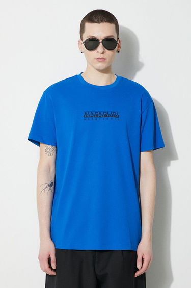 Тениска Napapijri T-Shirt With Print Синьо | NP0A4H8SB2L1, 0