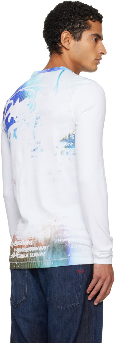 Тениска Diesel Long Sleeve Abstract Graphic T-shirt Многоцветен | A19435-0JEAI-141A, 2