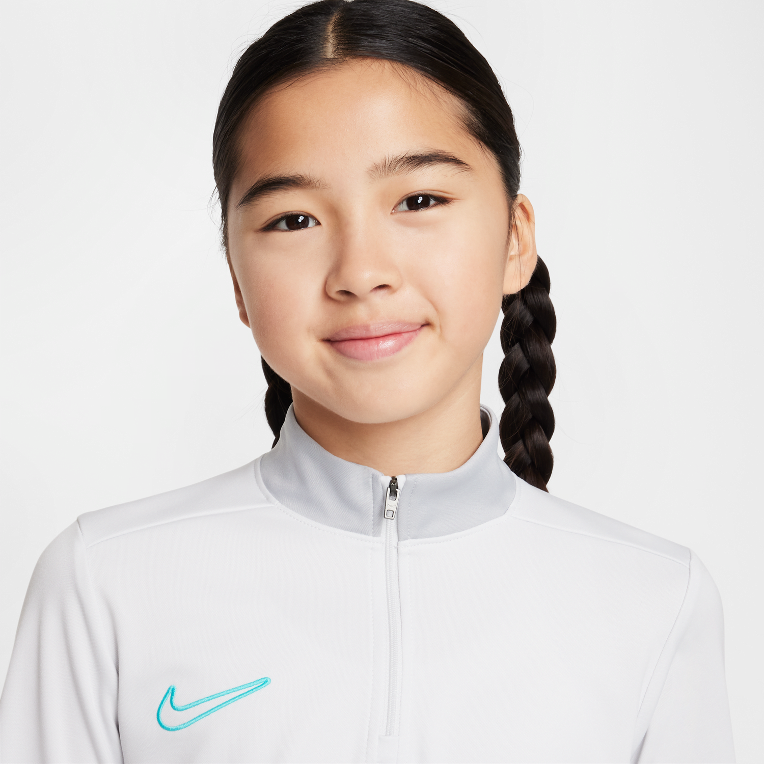 Суитчър Nike Academy Dri-FIT Long Sleeve Quarter-Zip Training Top Бяло | HJ3721-025, 1