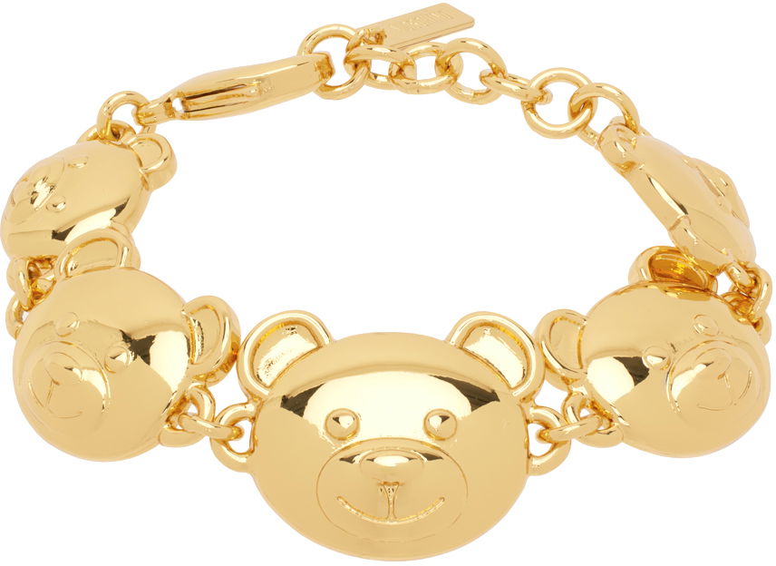 Гривна Moschino Teddy Bear Chain Bracelet Металик | 9102 8401 A0606, 0