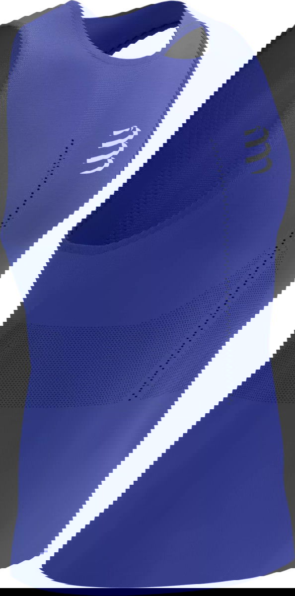 Потник Compressport Pro Racing Singlet Tank Top Синьо | am00129b5063, 0
