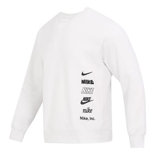 Суитчър Nike Multi-label Logo Sweatshirt Бяло | DX0782-030