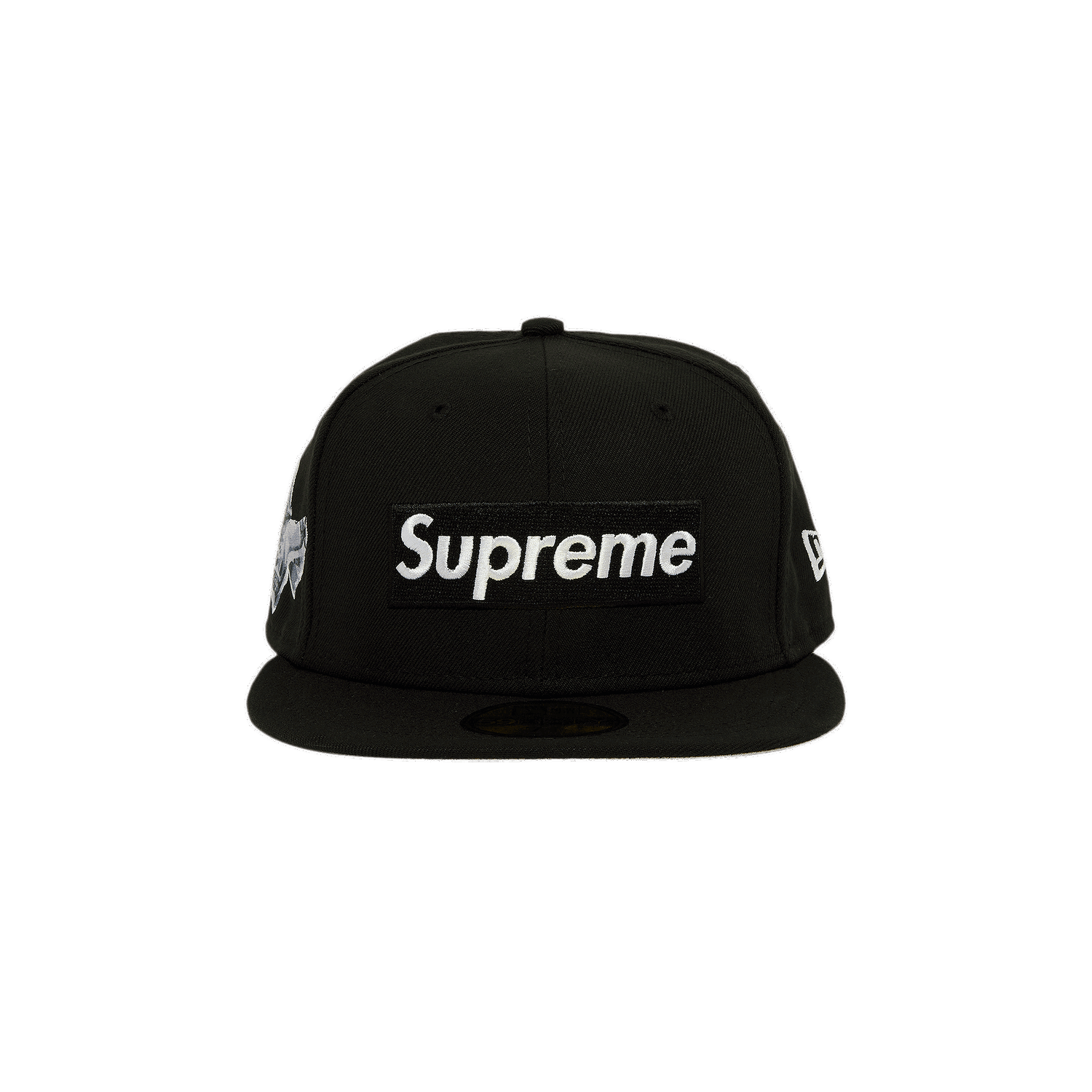 Шапка с козирка Supreme New Era x Money Box Logo Черно | FW22H37 BLACK, 0