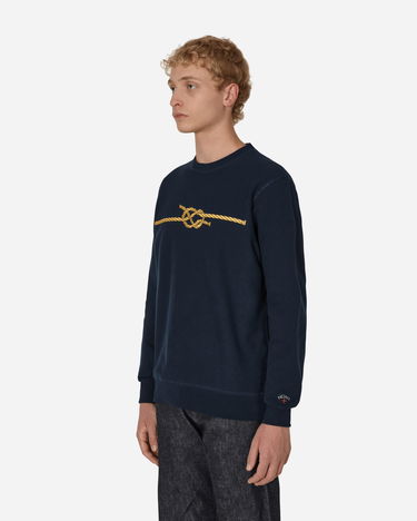 Суитчър Noah Knot Crewneck Sweatshirt Blue Черно | SS070FW22 NVY, 2