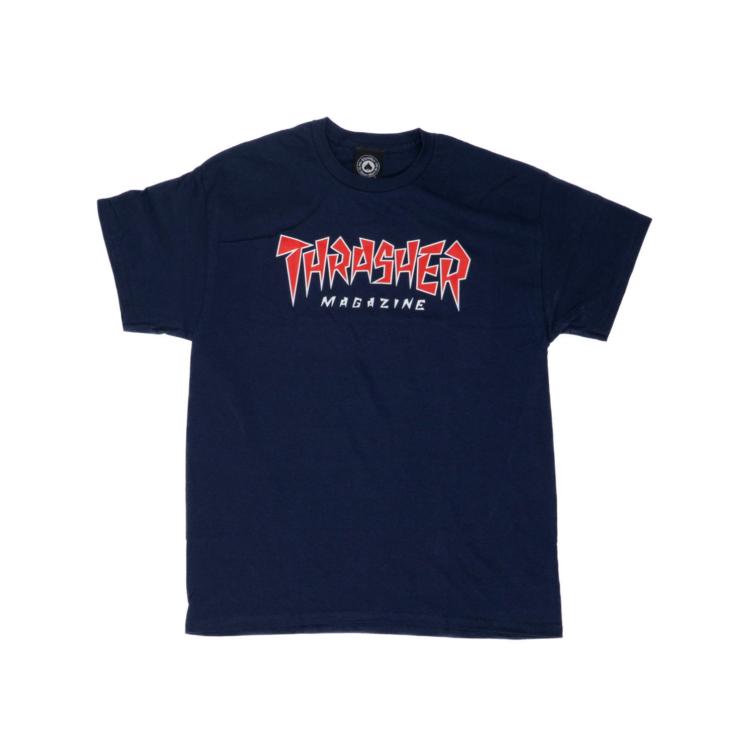 Тениска Thrasher Skate Mag Jagged Logo Tee Тъмно синьо | 145081, 1
