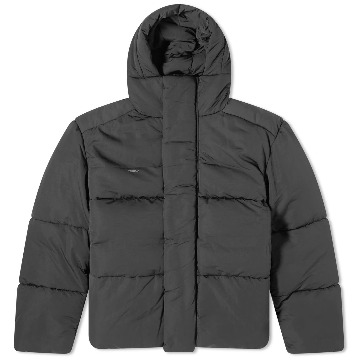 Пухо яке PANGAIA Pangaia FLWRDWN Recycled Nylon Short Puffer Jacket Черно | 100011679868, 1