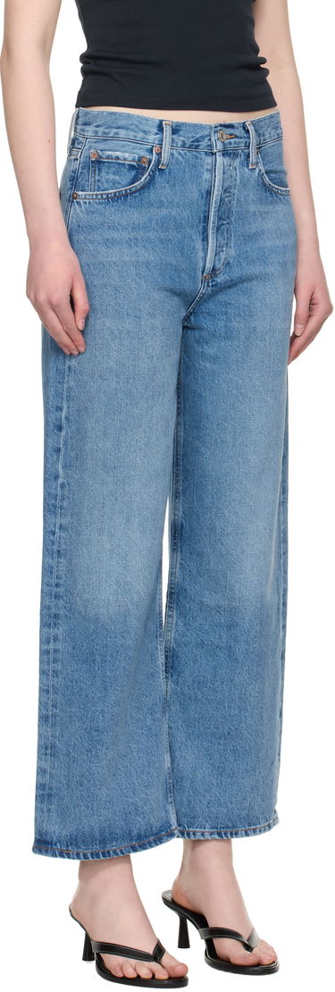 Дънки AGOLDE AGOLDE Ren Wide Leg Jeans Синьо | A9191-1765, 1