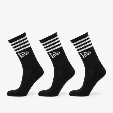 Чорапи New Era Stripe Crew 3-Pack Черно | 13113627, 0