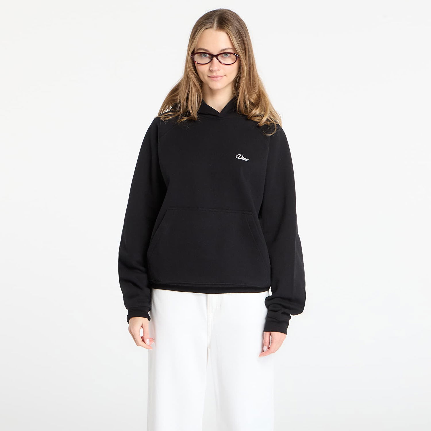 Суитчър Dime Cursive Small Logo Hoodie Черно | DIMEHO2545BLK, 1