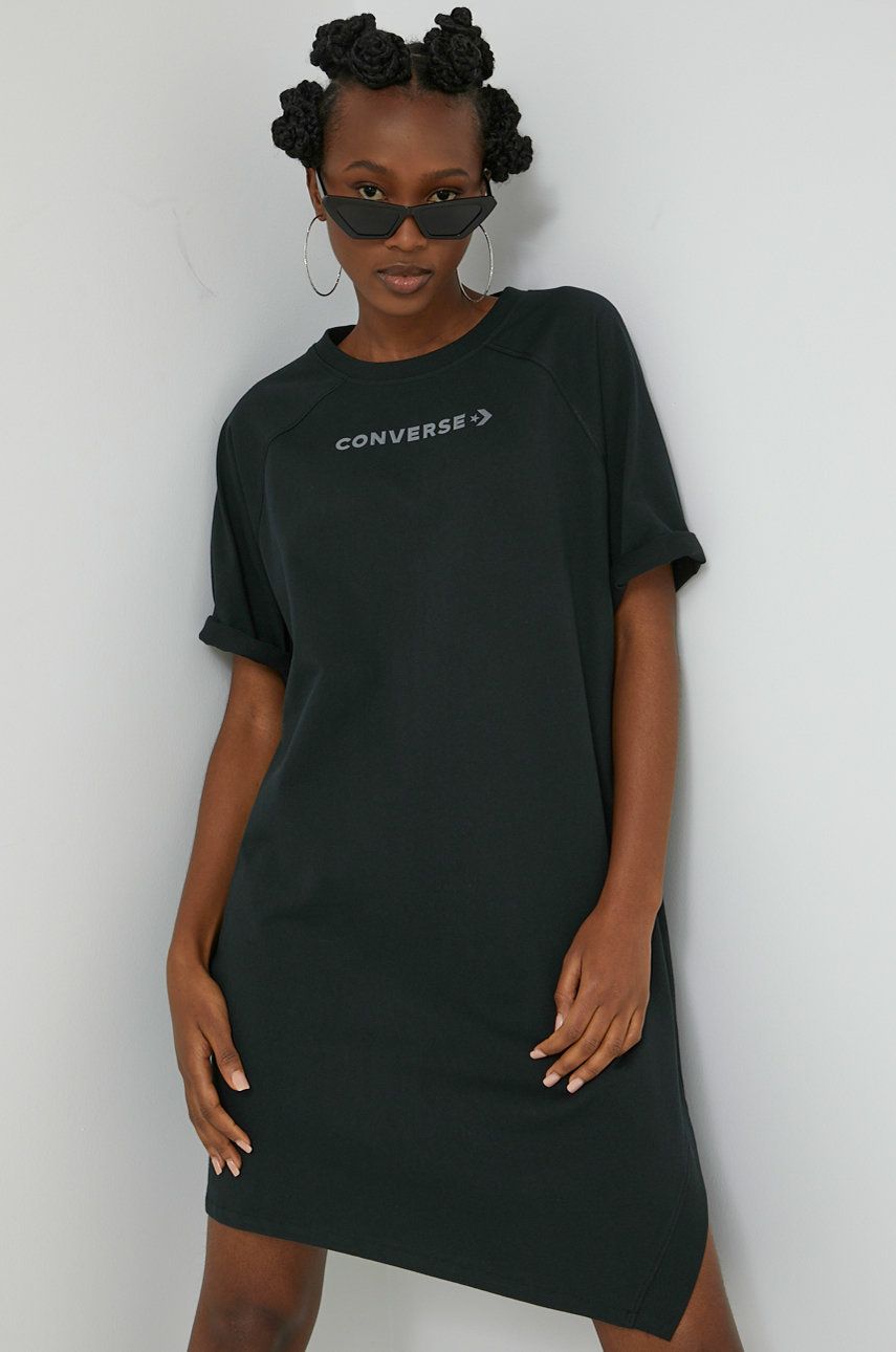 Pокля Converse Oversize Mini Dress Черно | 10023735.A01, 0