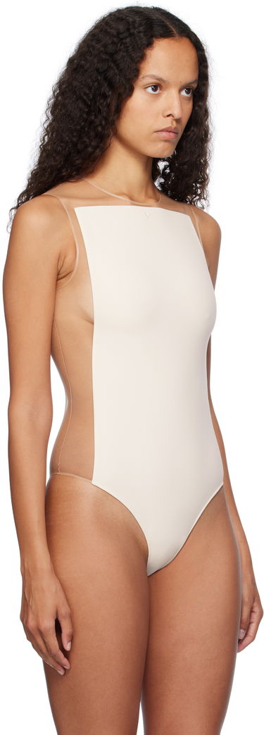 боди Courrèges Illusion Bodysuit Бяло | 424JBD112PL0159, 3