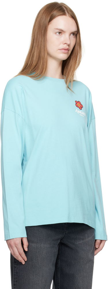 Тениска KENZO Kenzo Paris Futura 2000 Edition Long Sleeve T-Shirt Тюркоазено | FF62TL3504SG, 1