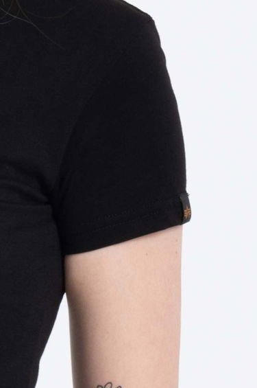 Тениска Alpha Industries Alpha Industries New Basic T-Shirt Черно | 196051.03, 4