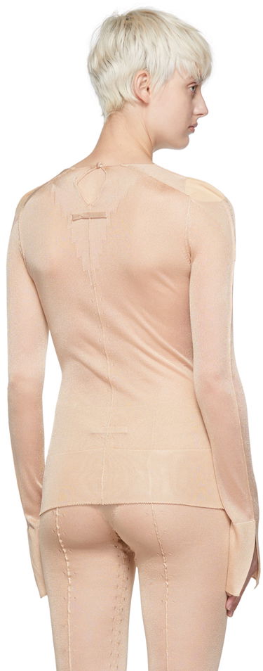 Пуловер Jean Paul Gaultier Jean Paul Gaultier Viscose Fitted Sweater Бежово | 22/05-F-TO015, 2