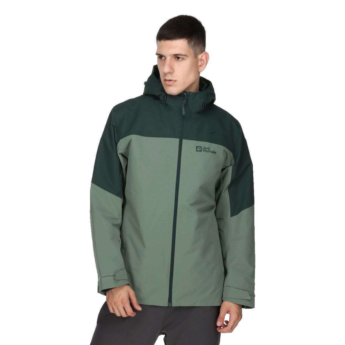 Яке Jack Wolfskin GLAABACH 3-in-1 Jacket Зелено | 1115291-4161, 0