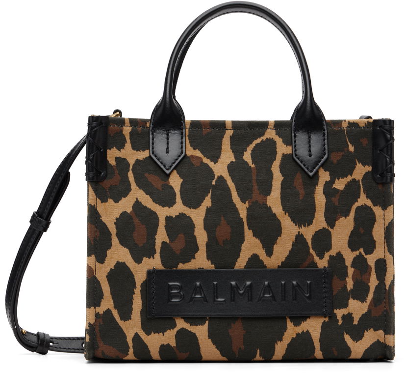 Дамска чанта Balmain B-Army Small Leopard Print Bag Многоцветен | FN1FE818TCLQ