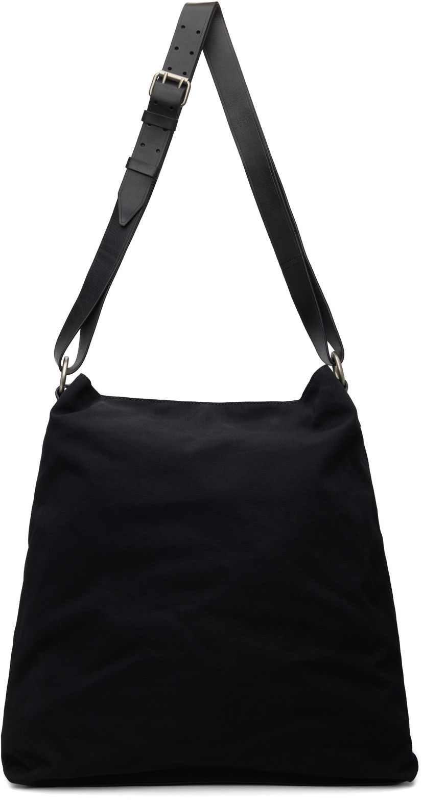 Чанта през рамо Dries Van Noten Dries Van Noten Adjustable Leather Strap Shoulder Bag Черно | 252-021515-654