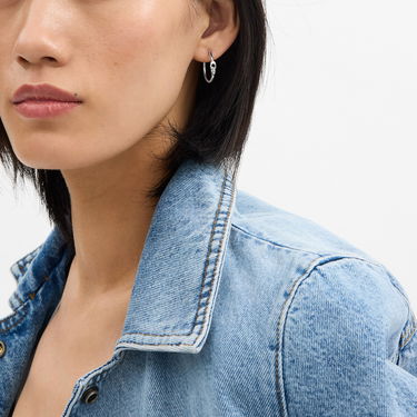 Раници и чанти Coach Hoop Earrings Бяло | 37408160RHO030, 1
