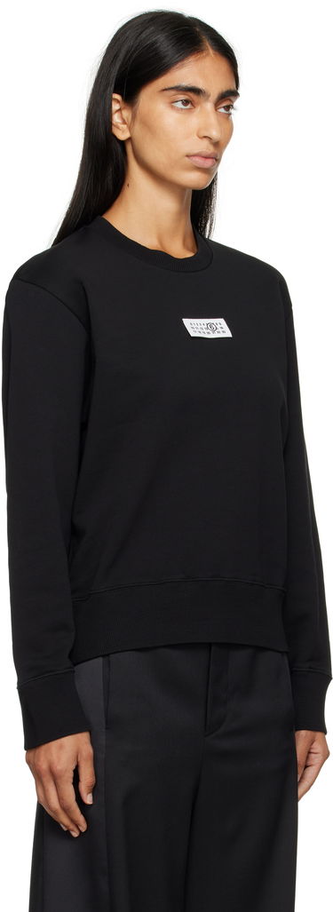 Суитчър Maison Margiela MM6 Maison Margiela Logo Patch Sweatshirt Черно | S52GU0247 M25025, 1