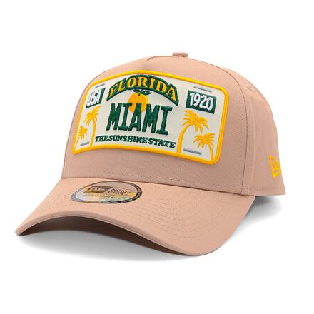 Шапка с козирка New Era New Era 9FORTY A-Frame License Plate Adjustable Cap Розово | 60595462, 0