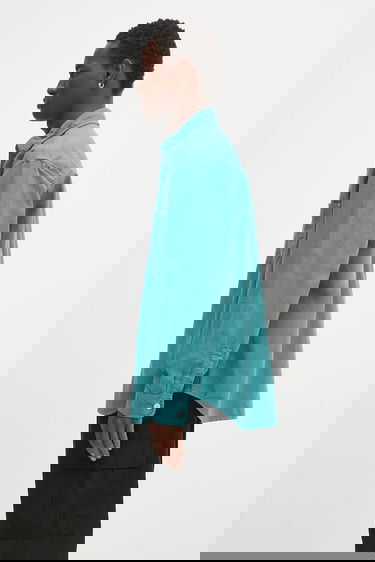 Риза Carhartt WIP Walter Linen Blend Relaxed Classic Collar Shirt Тюркоазено | I033578.2ZUGD, 1