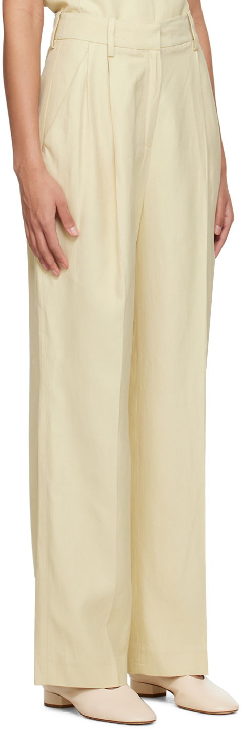 Панталони Loulou de Saison Loulou de Saison Cadar Pleated Trousers Жълто | CADAR, 1