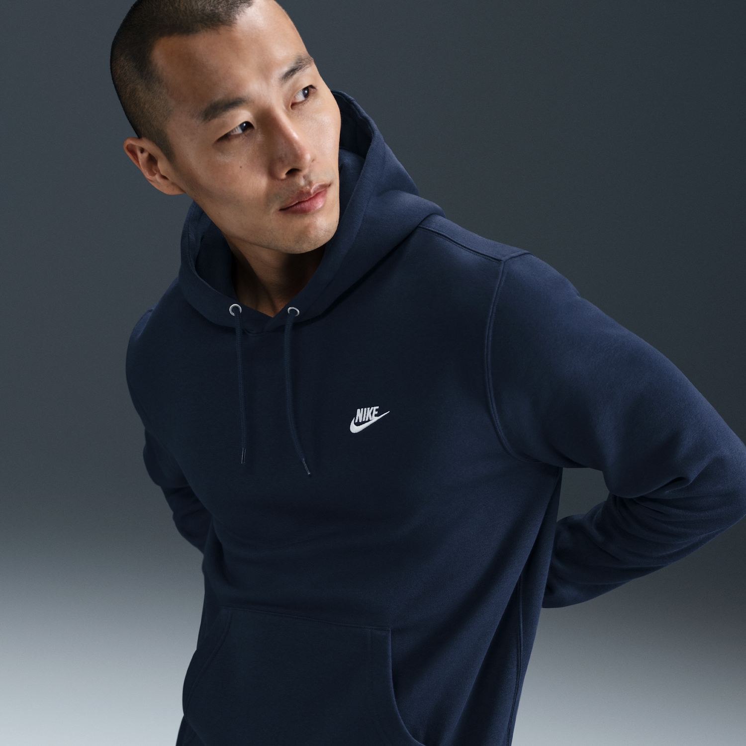 Суитчър Nike Nike Club Fleece Hoodie Тъмно синьо | FN3859-451, 1