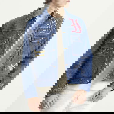 Яке BBC IceCream Mascot Denim Trucker Jacket Многоцветен | IC25448-MBU, 2