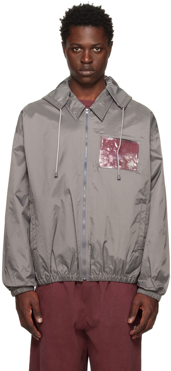 Яке Acne Studios Hooded Jacket Сиво | C90119-, 0