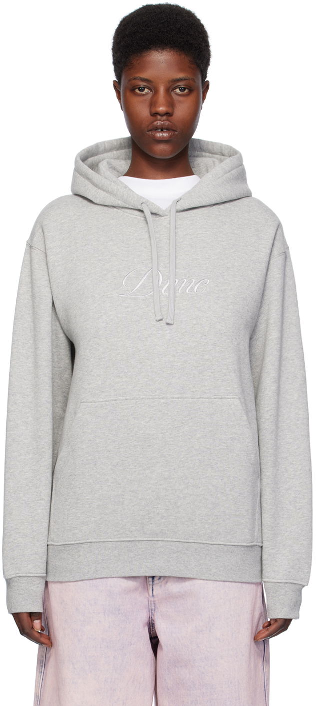 Суитчър Dime Embroidered Hoodie Сиво | DIMEHO2321GRY, 0
