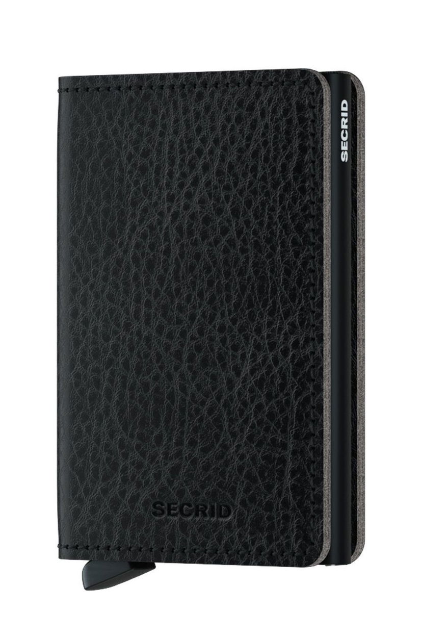Портфейл Secrid Leather Wallet Черно | SVg.Black.Black