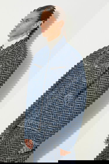 Яке KENZO Transitional Oversize Trucker Weave Denim Jacket Многоцветен | FE65DV3106J2.DD, 4