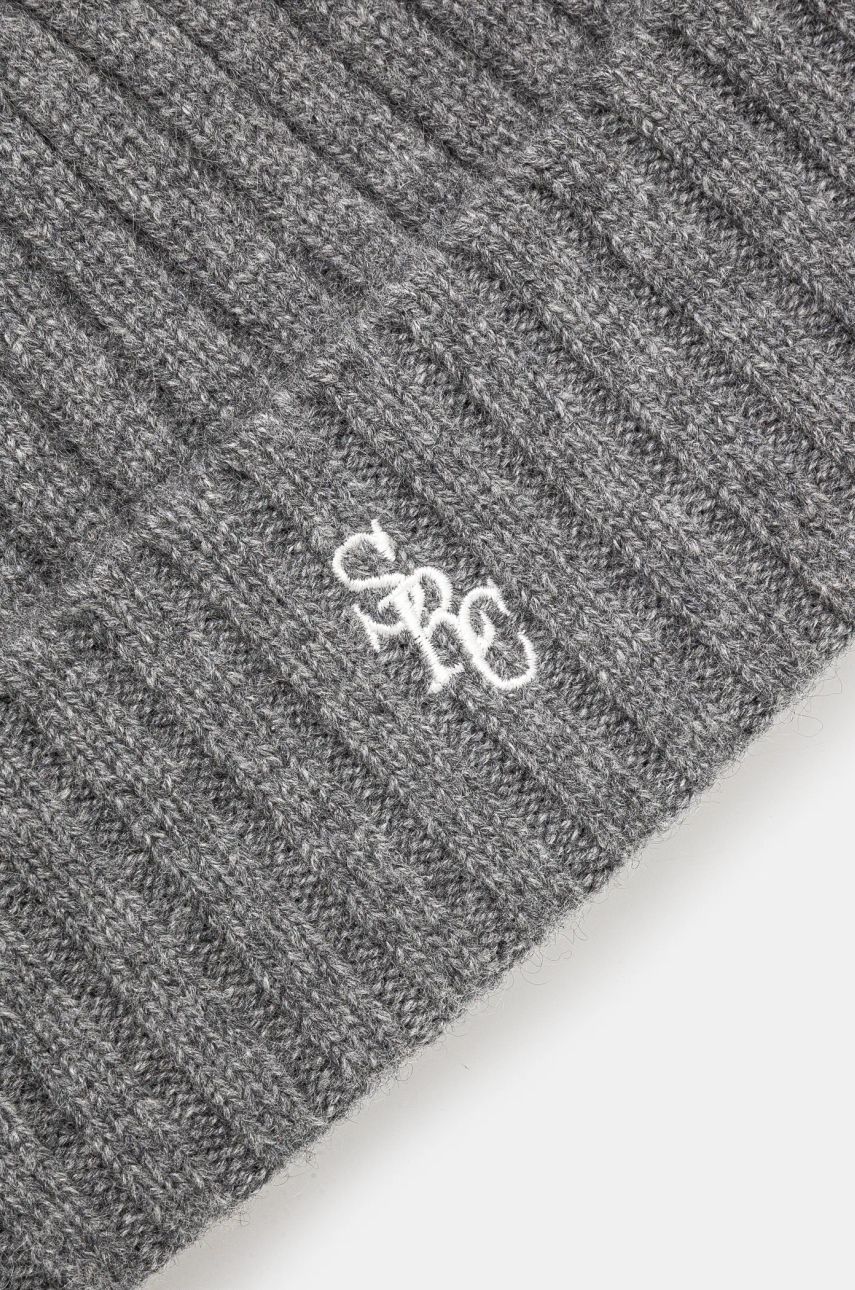 Шапка Sporty & Rich SRC Wool Cashmere Beanie Сиво | AC066506302GY03, 1