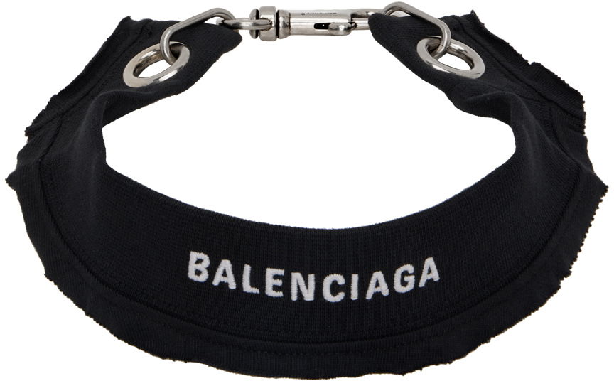 Колие Balenciaga Embroidered Choker Черно | 742437 C5708, 0