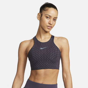 Сутиен Nike Swoosh Phoenix Mid-Support Sports Bra Лилаво | DV9994-015, 0