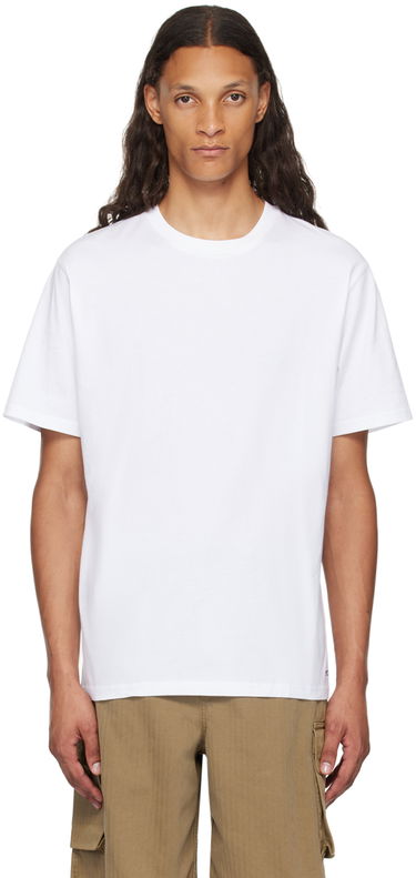 Тениска Carhartt WIP Crew Neck Standard Fit T-Shirt Бяло | I029370, 0