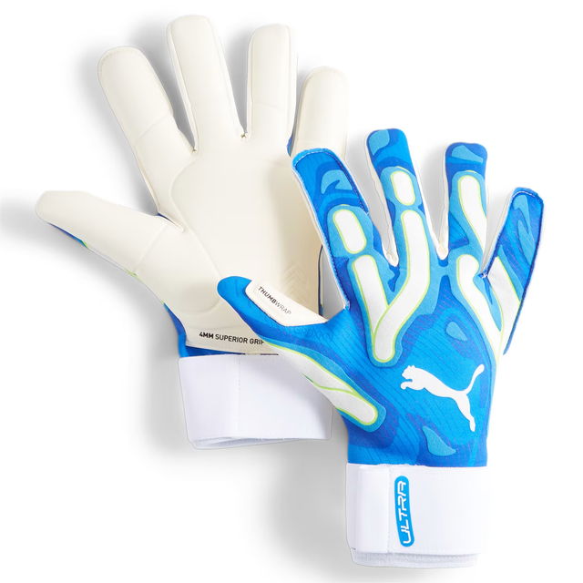 Goalkeeper Gloves ULTRA Ultimate Hybrid 4MM Superior Grip with Thumbwrap