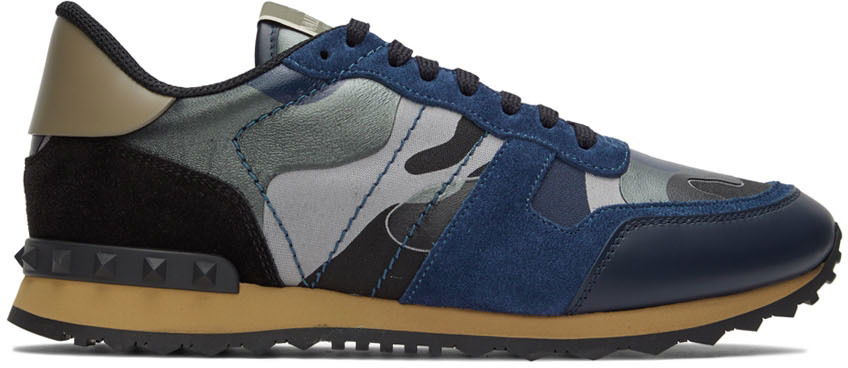 Кецове и обувки Valentino Valentino Garavani Rockrunner Синьо | 1Y2S0723XVU, 0