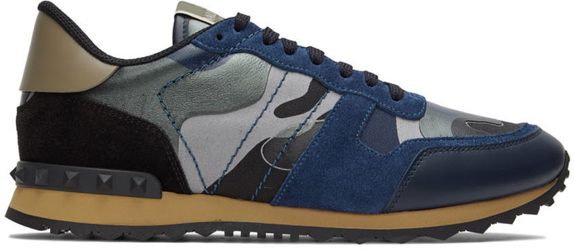 Кецове и обувки Valentino Valentino Garavani Rockrunner Синьо | 1Y2S0723XVU