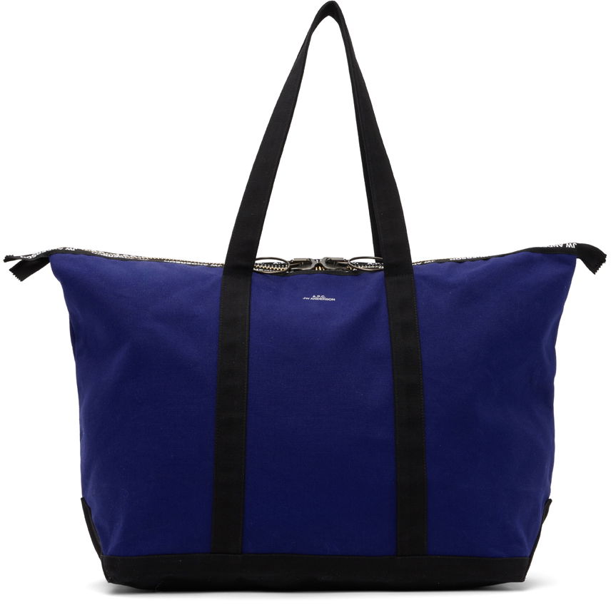 Голяма пазарска чанта A.P.C. JW Anderson x Tote Bag Тъмно синьо | COGVQ-M61795, 0