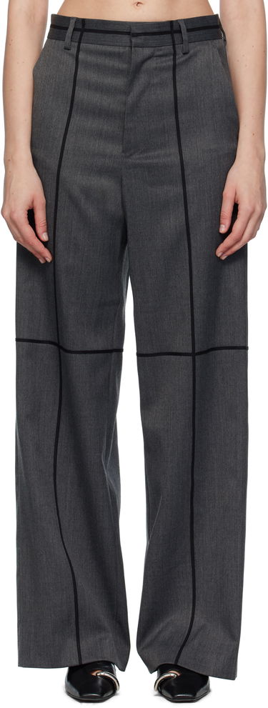 Панталони Maison Margiela MM6 Maison Margiela Tailoring Wool Trousers Сиво | S52KA0543 S47848, 0