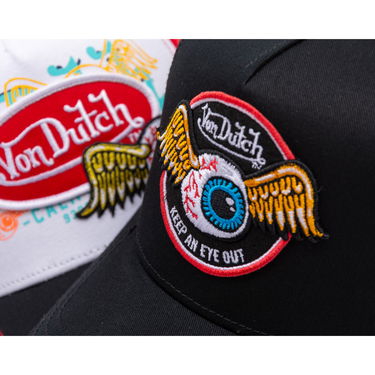 Шапка с козирка Von Dutch Von Dutch Trucker Eye Out Cap Черно | VD/0/CAS1/RAG/BLK, 6