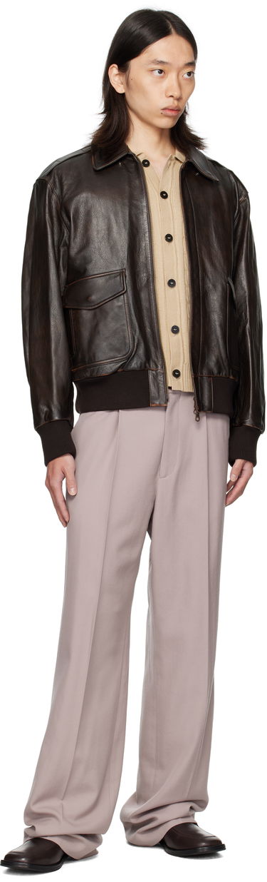 Панталони Dries Van Noten Dries Van Noten Pleated Trousers Сиво | 252-020900-2246, 3