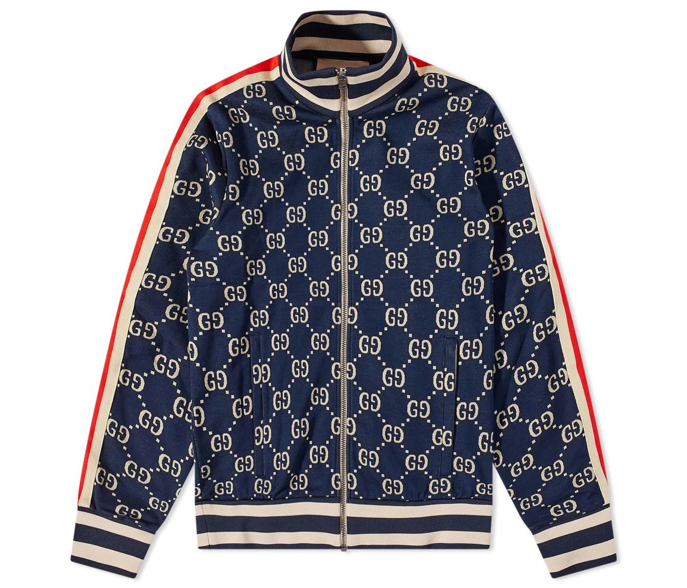Яке Gucci All Over GG Track Jacket Тъмно синьо | 496919 X9V05 424, 0