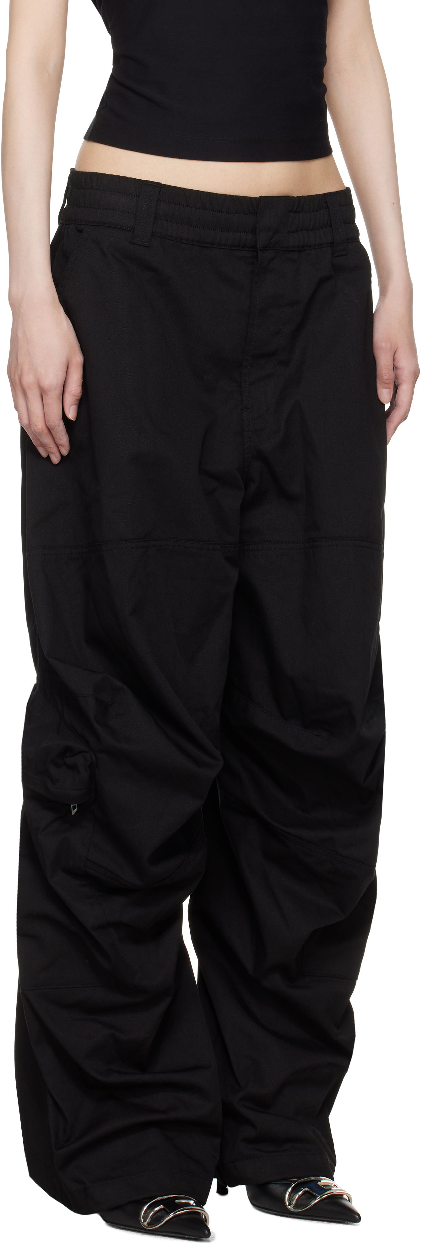 Карго панталони Diesel P-Arne-Fem-P2 Cargo Pants Черно | A15324 0AJEB, 1