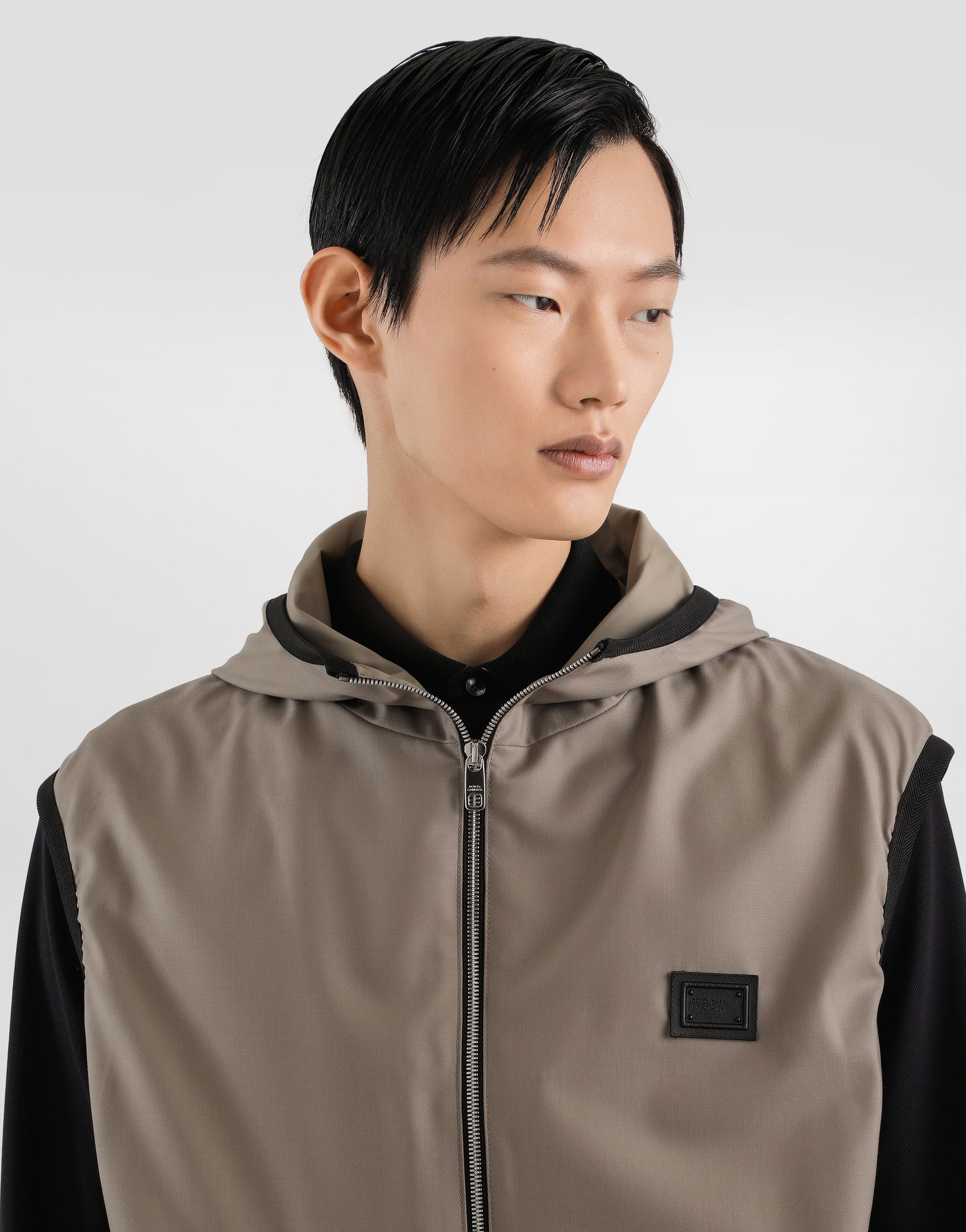 Жилетка Dolce & Gabbana Dolce & Gabbana Wool Canvas Hooded Vest Сиво | G9BSRTFURK8M3725, 1
